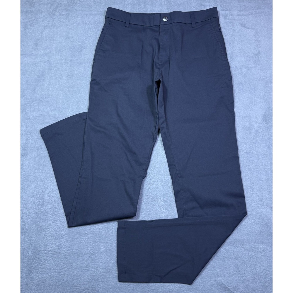 Bird Dogs Pants Mens 32x34 Navy Performance Chino Slim Tapered Navy Normcore